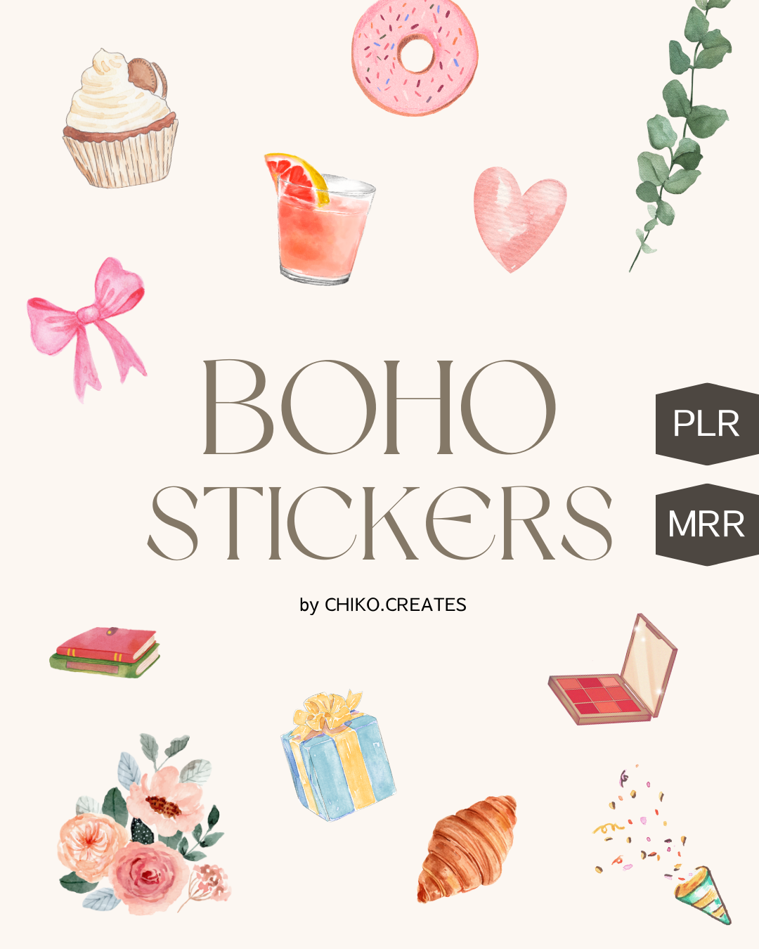 【再販OK】Boho Stickers