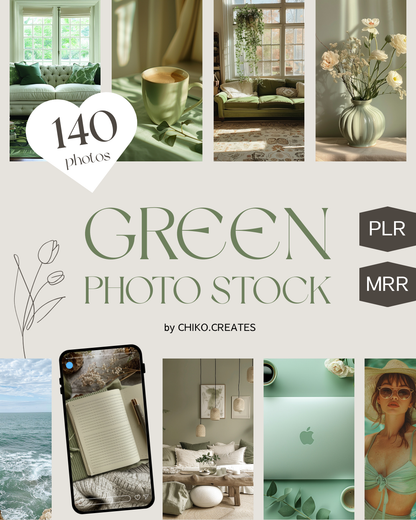 【再販OK】Green Photo Stock